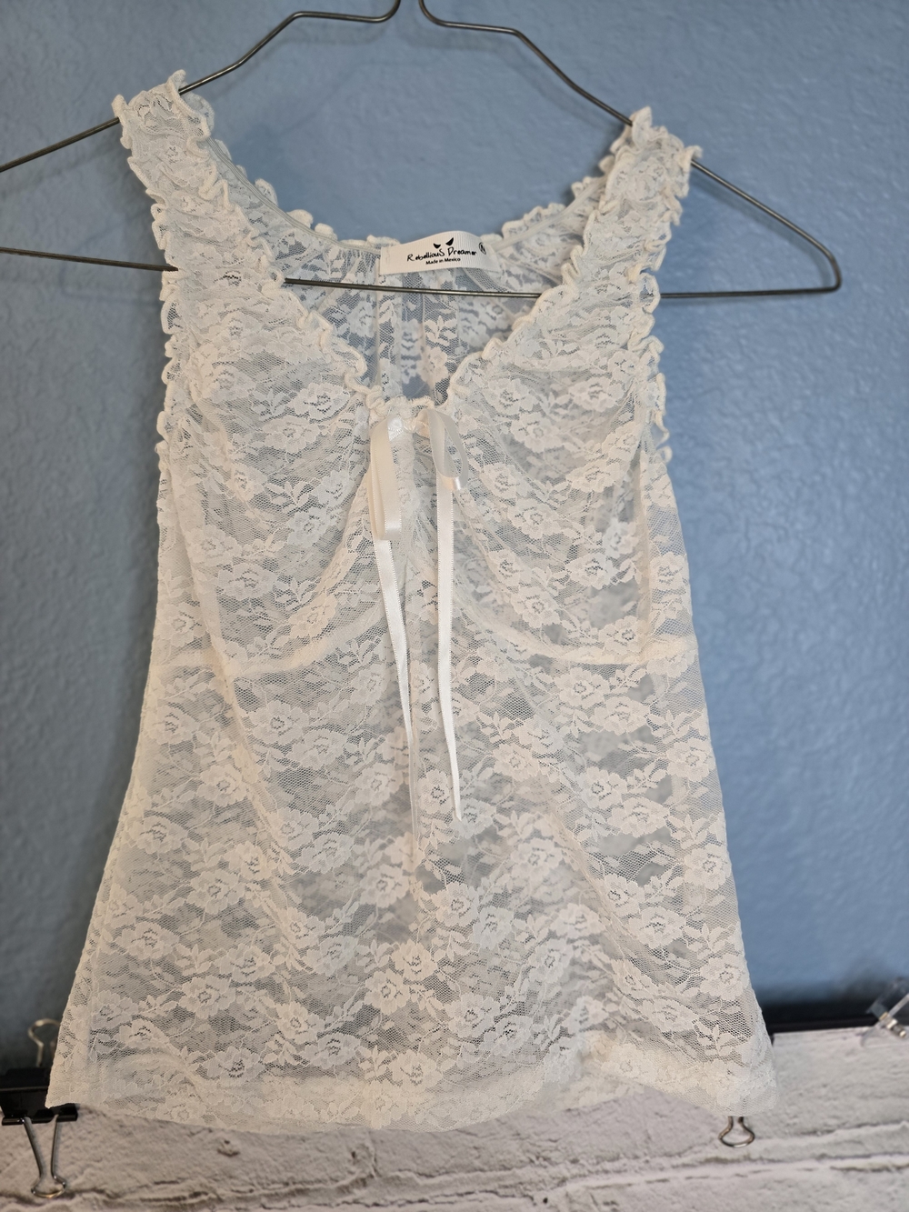 White Lace Chemise Nightshirt